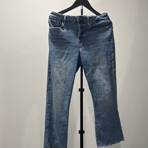 Frame Denim Straight Leg Jeans in Classic Blue